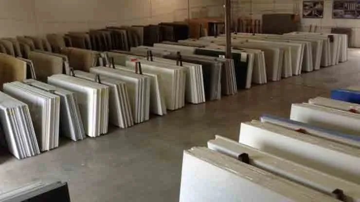 Indoor Stone Slab Showroom Full View